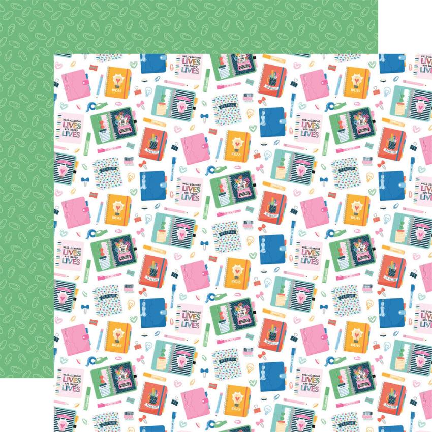 Echo Park - Designpapier "Plan On It" Paper Pack 6x6 Inch - 24 Bogen