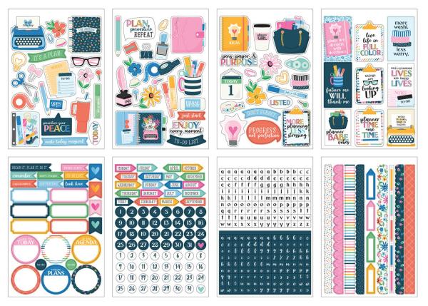 Echo Park - Aufkleber "Plan On It" Sticker 