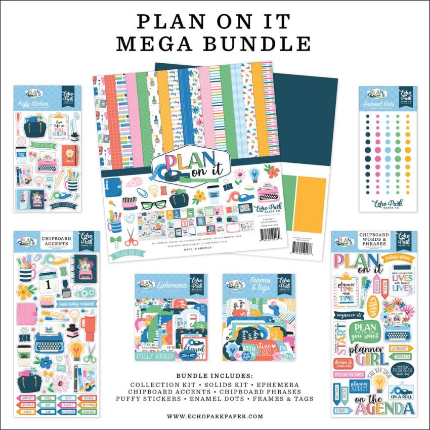 Echo Park - Komplettpaket "Plan On It" Mega Bundle