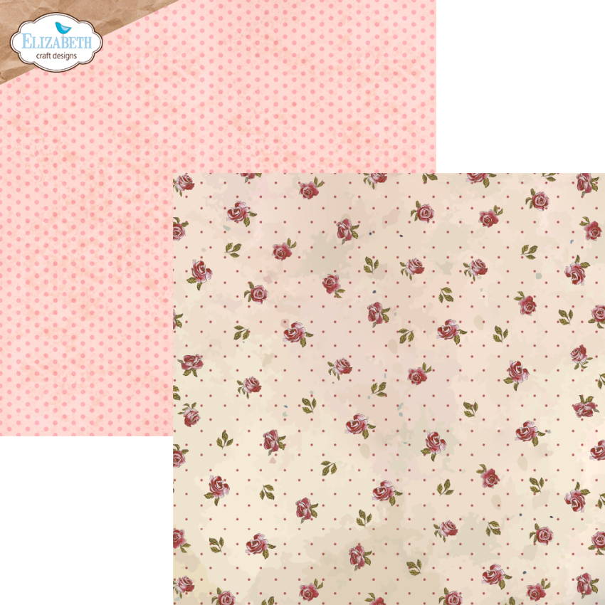 Elizabeth Craft Designs - Designpapier "Romantic Revival" Paper Pack 12x12 Inch - 12 Bogen