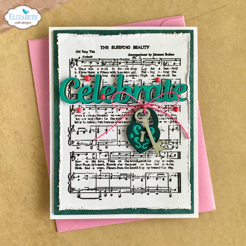 Elizabeth Craft Designs - Stempelset "Music & Ornate Frame" Clear Stamps