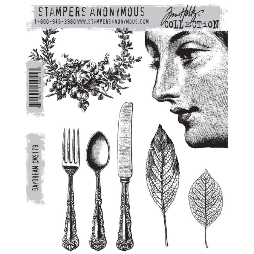 Stampers Anonymous - Gummistempelset "Daydream" Cling Stamp Design by Tim Holtz