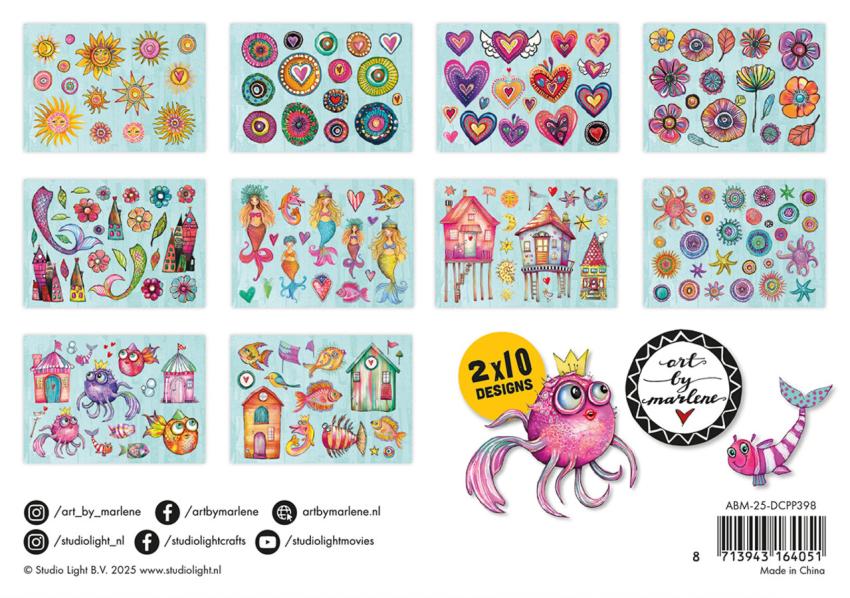 Art By Marlene - Stanzteile "Sunny Days" Essentials Die Cuts