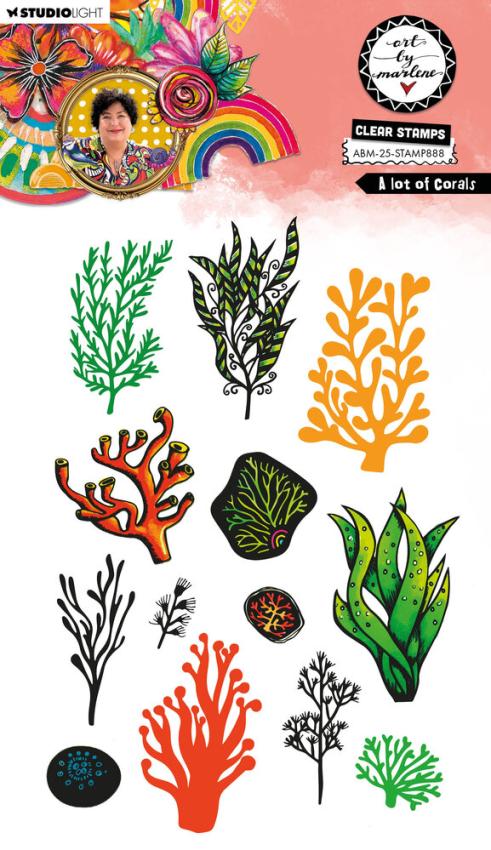Art By Marlene - Stempelset "A lot of Corals" Clear Stamps