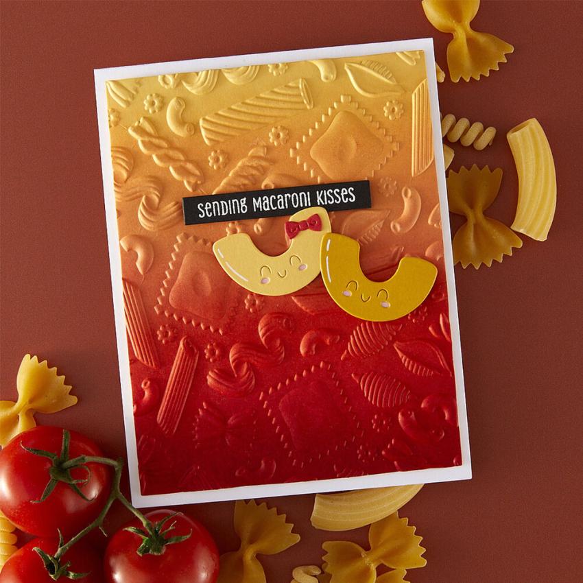 Spellbinders - Prägefolder "Buon Appetito" Embossingfolder