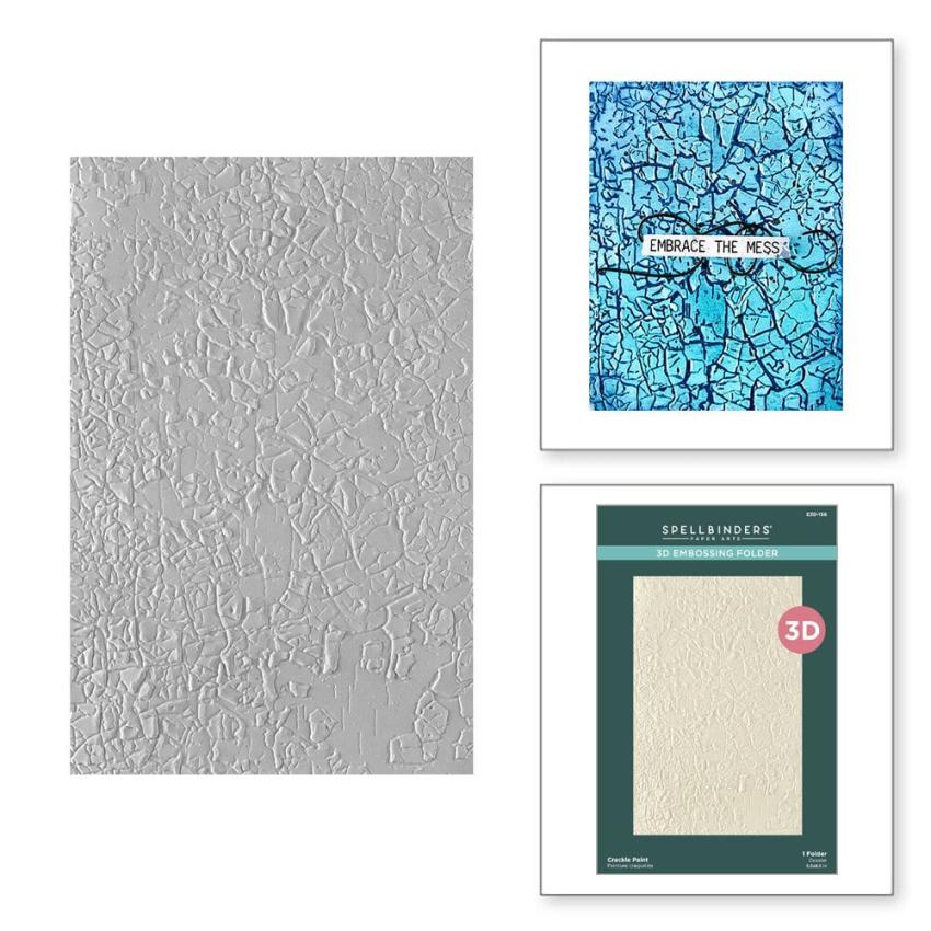 Spellbinders - Prägefolder "Crackle Paint" Embossingfolder