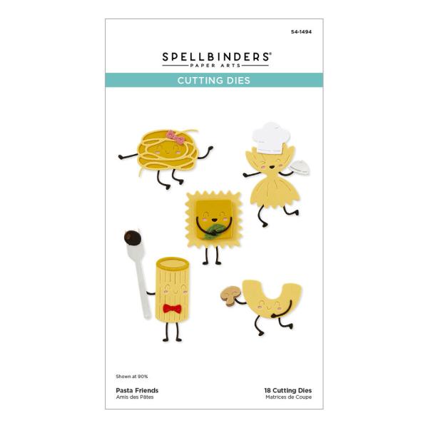 Spellbinders - Stanzschablone "Pasta Friends" Dies