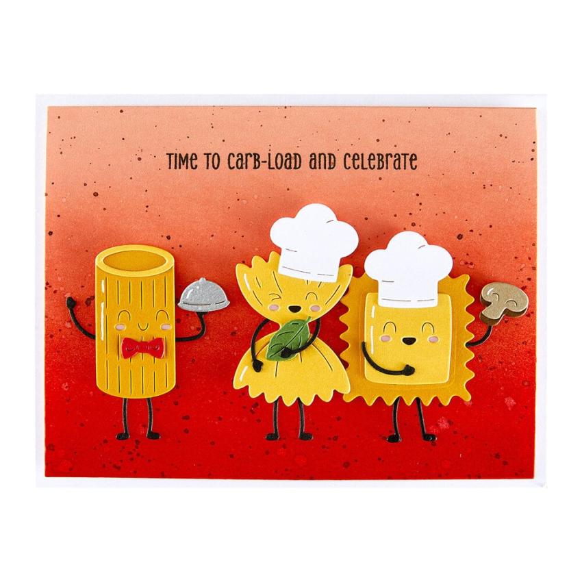 Spellbinders - Stanzschablone "Pasta Friends" Dies