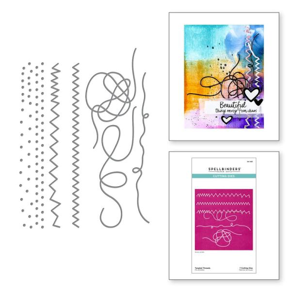 Spellbinders - Stanzschablone "Tangled Threads" Dies