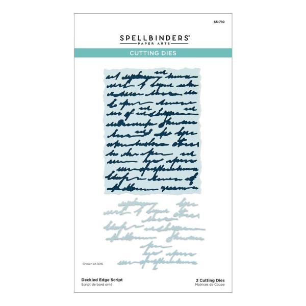 Spellbinders - Stanzschablone "Deckled Edge Script" Dies