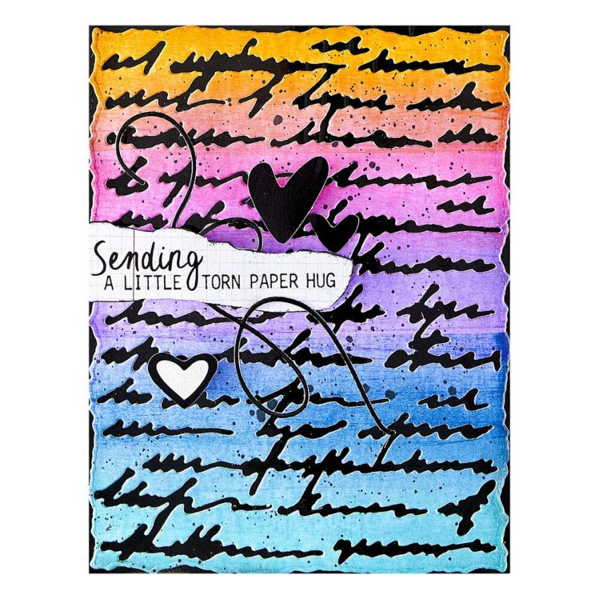 Spellbinders - Stanzschablone "Deckled Edge Script" Dies