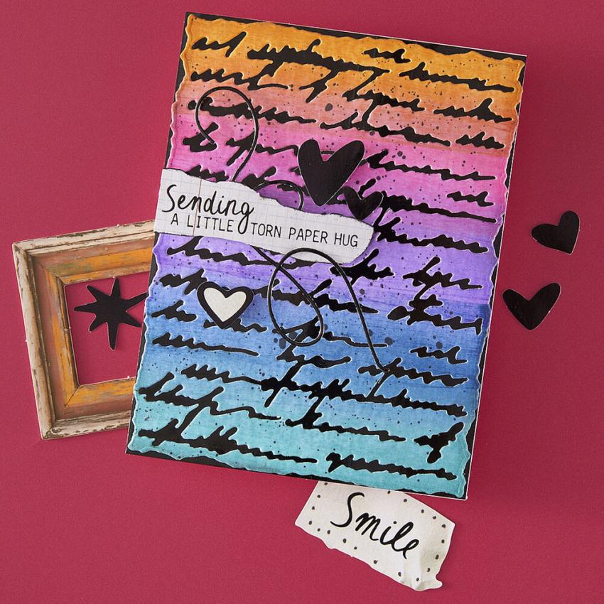 Spellbinders - Stanzschablone "Deckled Edge Script" Dies