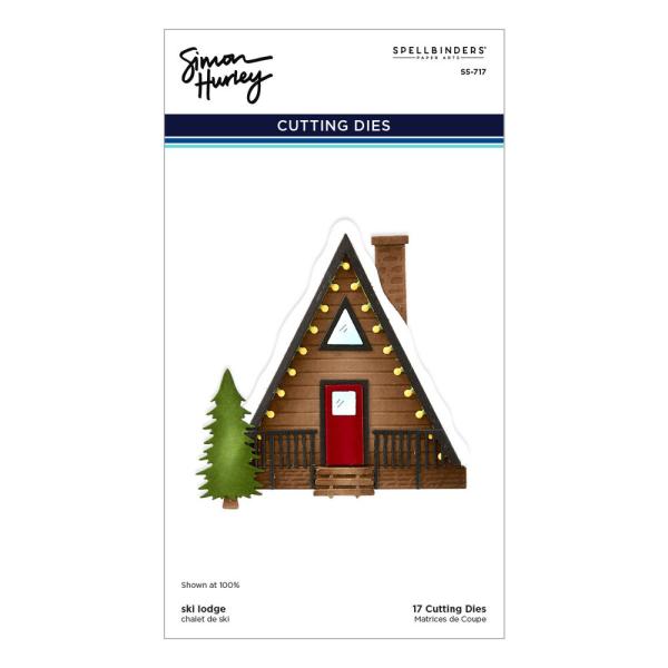 Spellbinders - Stanzschablone "Ski Lodge" Dies