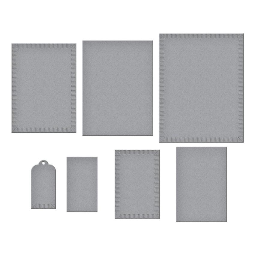 Spellbinders - Stanzschablone "Linear Touch Rectangles and Tag" Dies