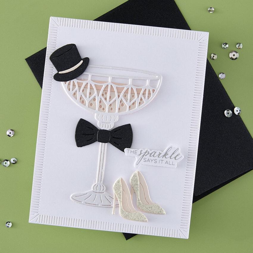 Spellbinders - Stanzschablone "A Special Toast" Dies