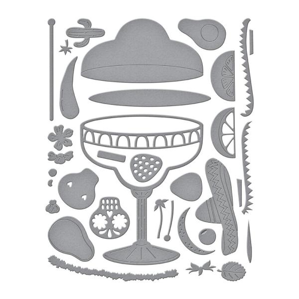 Spellbinders - Stanzschablone "Sip Sip Ole'" Dies