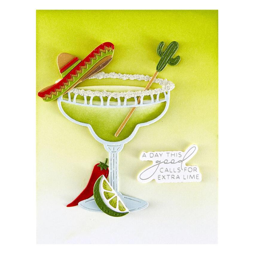 Spellbinders - Stanzschablone "Sip Sip Ole'" Dies