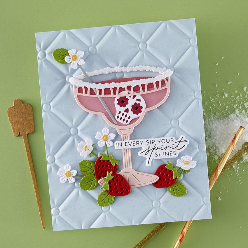 Spellbinders - Stanzschablone "Sip Sip Ole'" Dies
