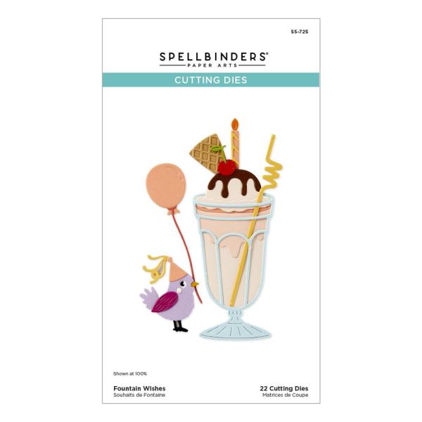 Spellbinders - Stanzschablone "Fountain Wishes" Dies