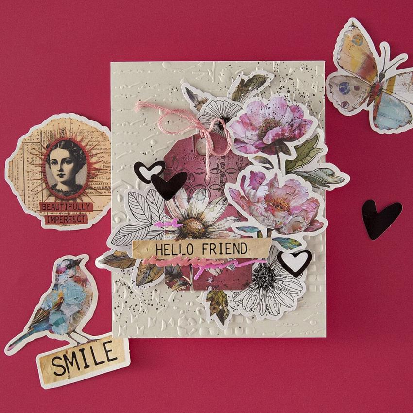 Spellbinders - Stanzteile "Beautifully Imperfect" Die Cuts