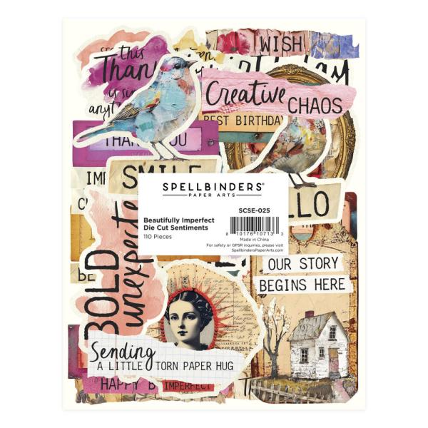 Spellbinders - Stanzteile "Beautifully Imperfect" Die Cuts