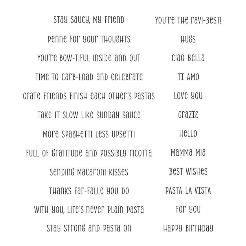 Spellbinders - Stempelset "Stay Saucy" Clear Stamps