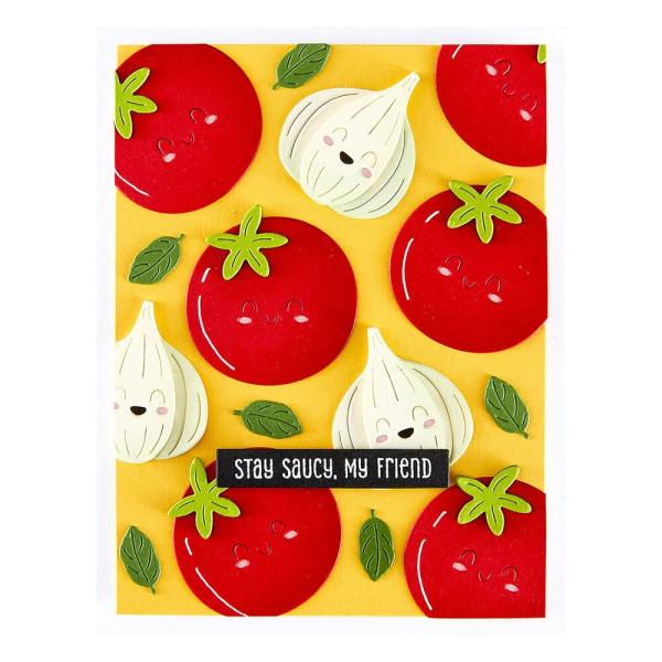 Spellbinders - Stempelset "Stay Saucy" Clear Stamps