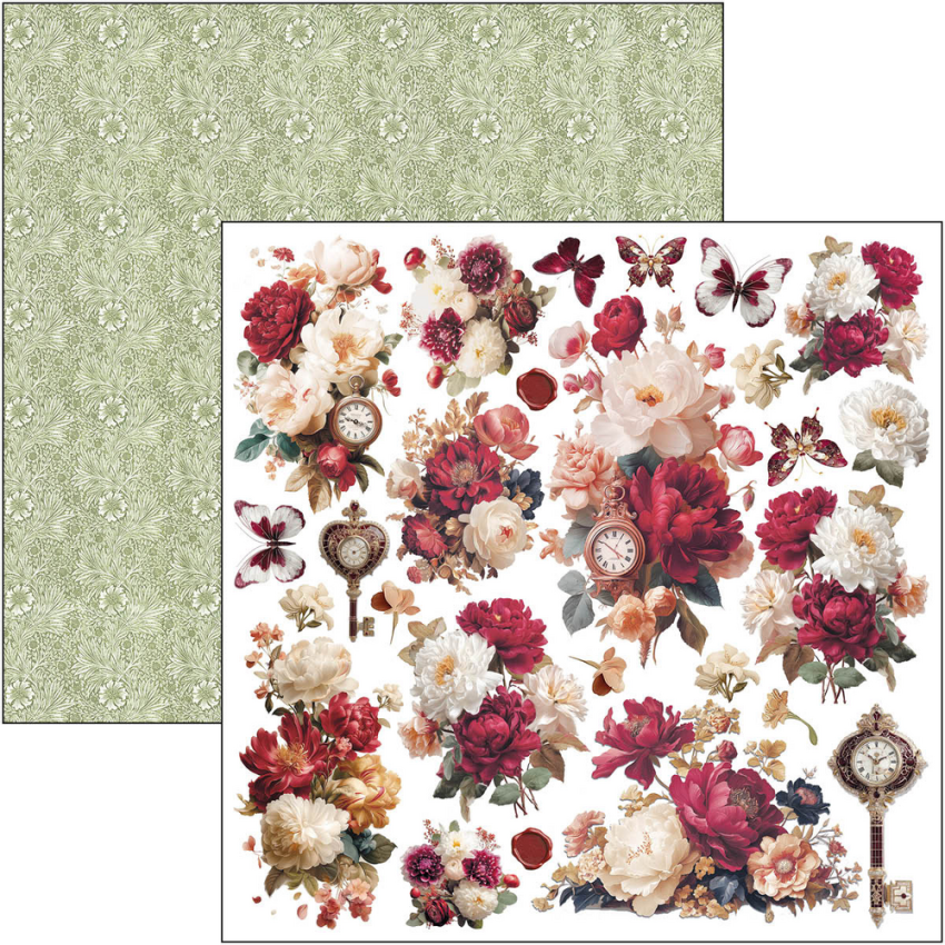 Ciao Bella - Designpapier "Book Lovers" Paper Pack 12x12 Inch - 12 Bogen