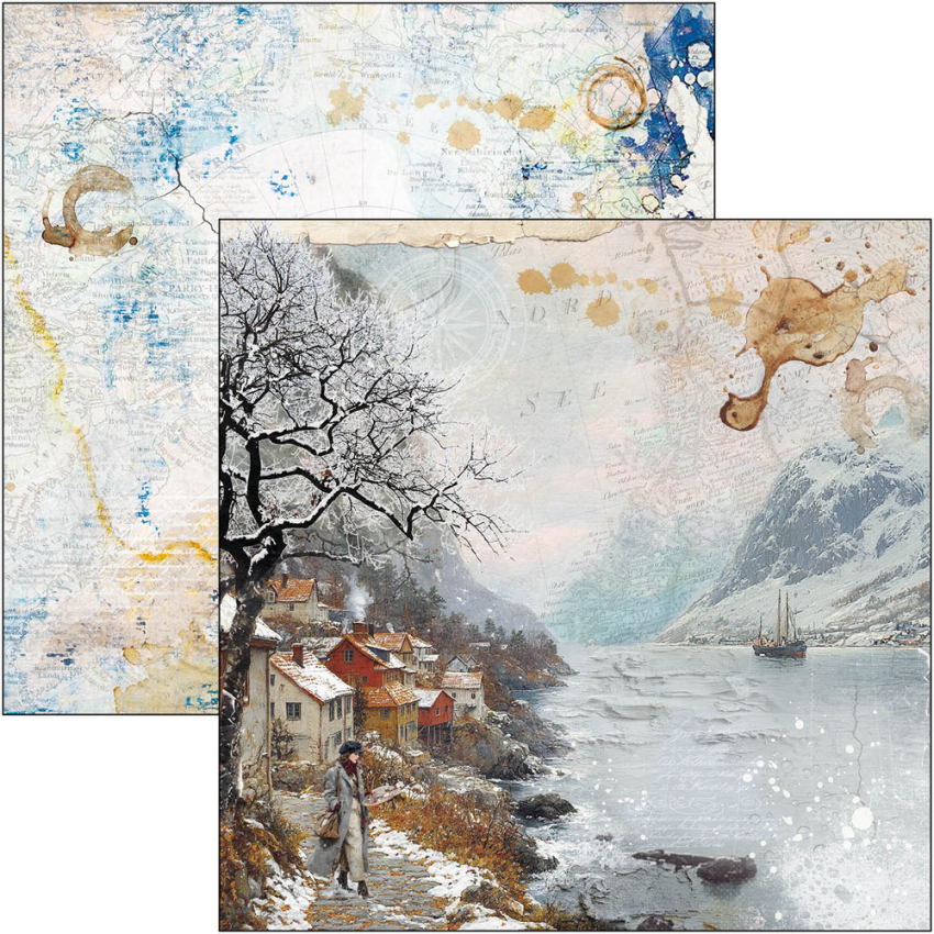 Ciao Bella - Designpapier "An Artist Journey" Paper Pack 12x12 Inch - 12 Bogen