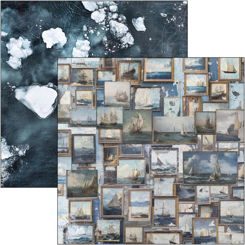 Ciao Bella - Designpapier "An Artist Journey" Paper Pack 8x8 Inch - 12 Bogen