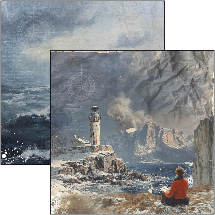 Ciao Bella - Designpapier "An Artist Journey" Paper Pack 8x8 Inch - 12 Bogen