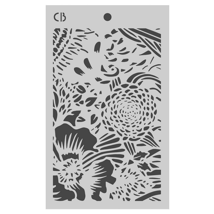 Ciao Bella - Schablone 5x8 Inch - Mixed Media Triple Layer Stencils Set "Bool Lovers"