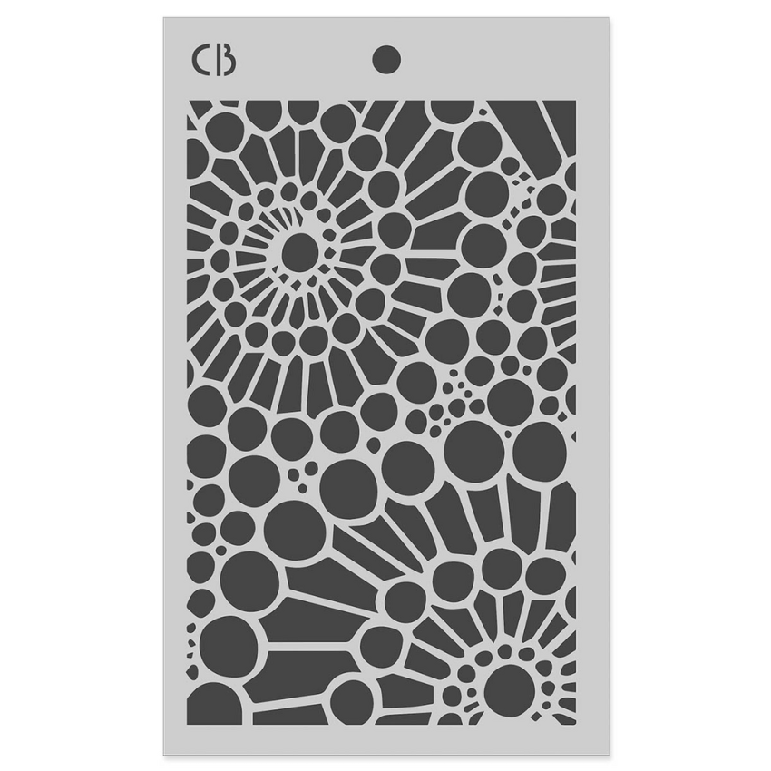 Ciao Bella - Schablone 5x8 Inch - Mixed Media Triple Layer Stencils Set "An Artist Journey"