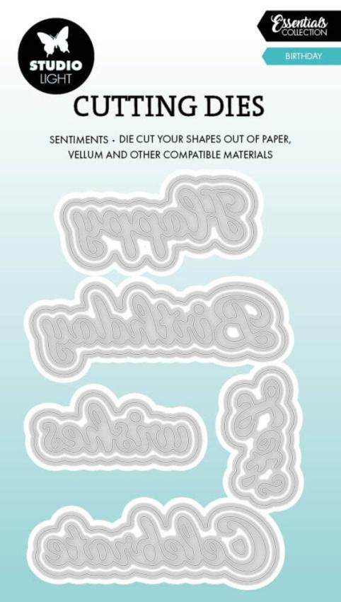Studio Light - Stanzschablone "Birthday" Dies