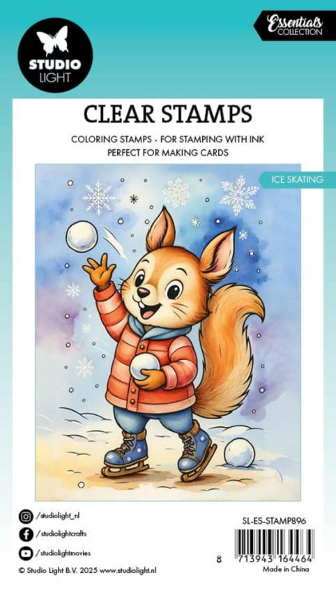 Studio Light - Stempel "Ice Skating" Clear Stamps