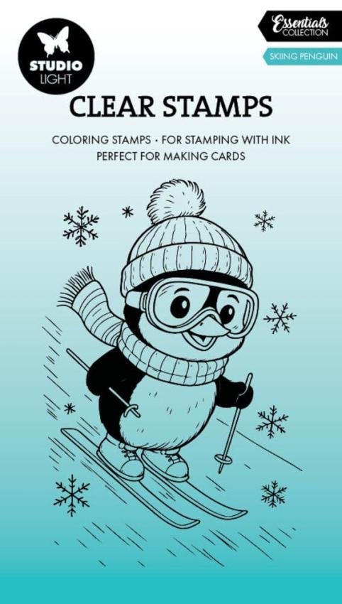 Studio Light - Stempel "Skiing Penguin" Clear Stamps