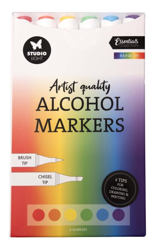 Studio Light - Alkoholmarker "Rainbow" Alcohol Markers