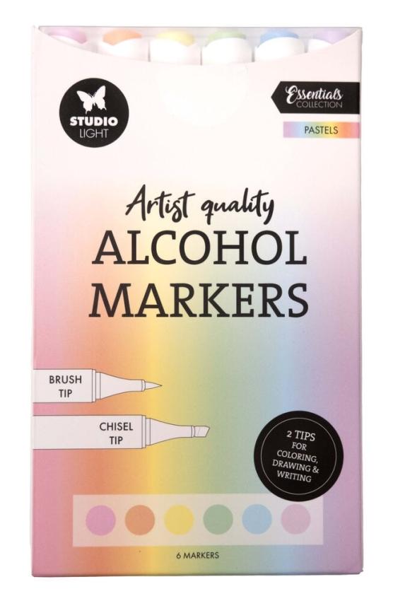 Studio Light - Alkoholmarker "Pastels" Alcohol Markers
