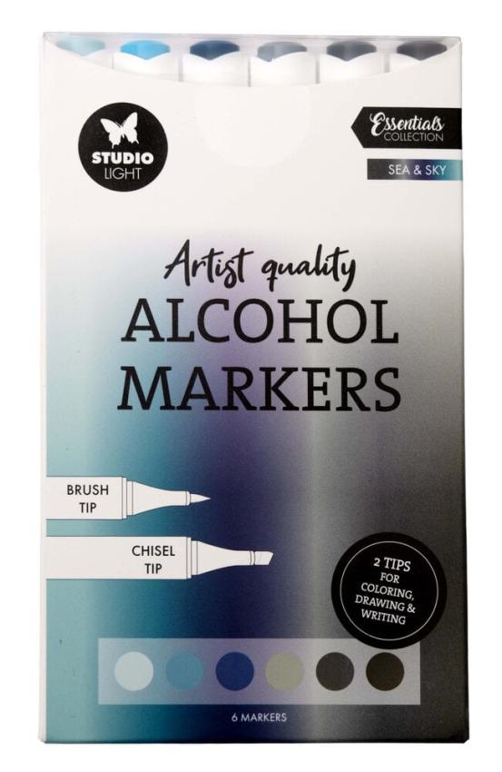 Studio Light - Alkoholmarker "Sea & Sky" Alcohol Markers