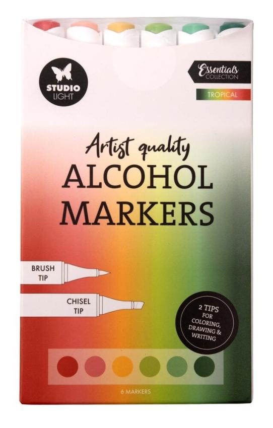 Studio Light - Alkoholmarker "Tropical" Alcohol Markers