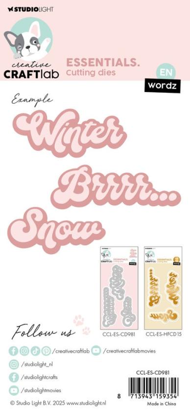 Creative Craft Lab - Studio Light - Stanzschablone "Wordz" Dies