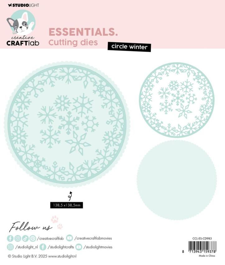 Creative Craft Lab - Studio Light - Stanzschablone "Circle Winter" Dies