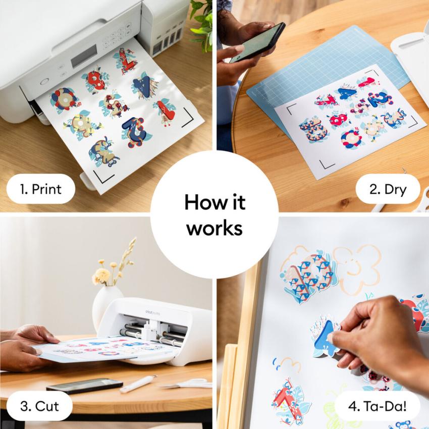 Cricut - Printable Magnet Sheets A4 "White"