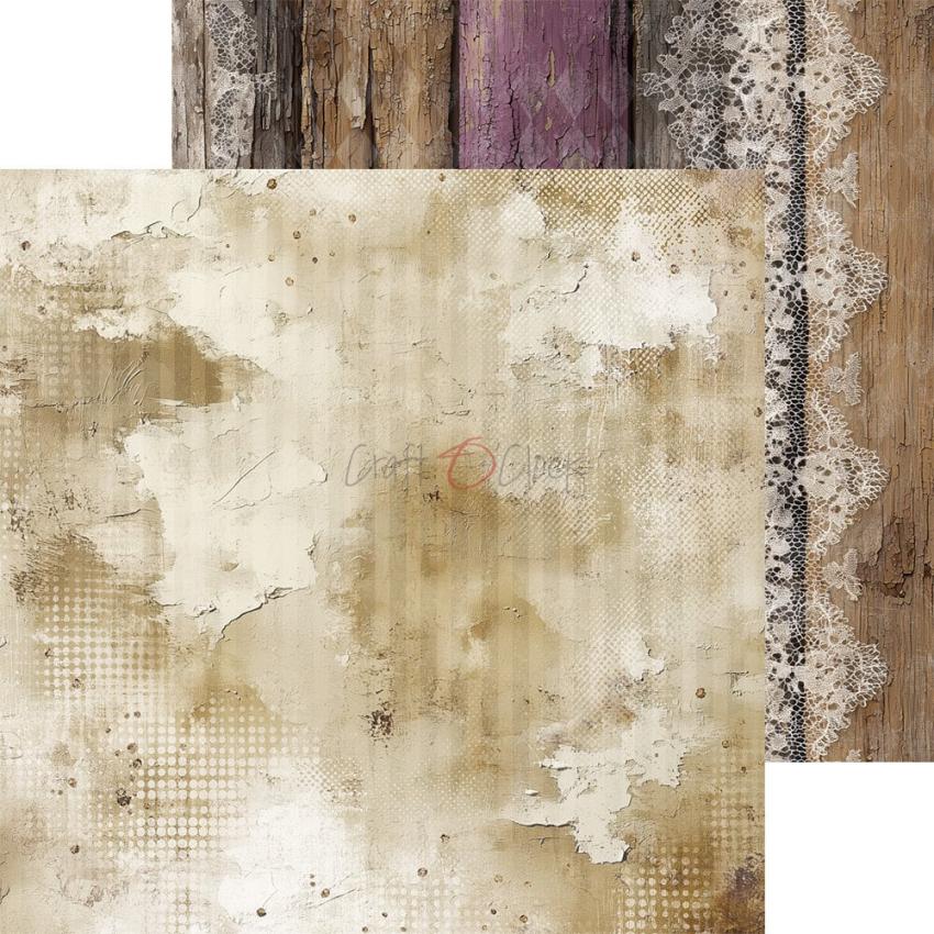 Craft OClock - Designpapier "Plum & Caramel" Basic Paper Pack 8x8 Inch - 24 Bogen