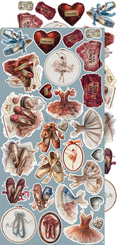 Craft OClock - Ausschneidebogen "Timeless Grace" Extra Set Timeless - 18 Bogen