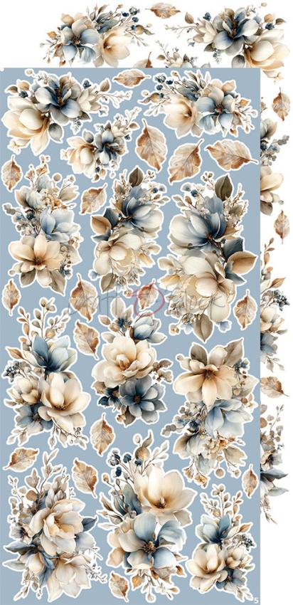 Craft OClock - Ausschneidebogen "Melody of My Soul" Extra Set Flowers & More - 18 Bogen