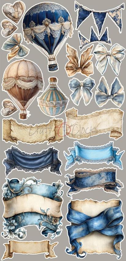 Craft OClock - Ausschneidebogen "Melody of My Soul" Extra Set Melody - 18 Bogen