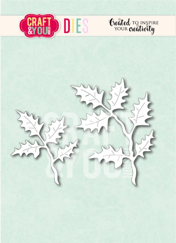 Craft & You Design - Stanzschablone "Big Holly Leaves" Dies