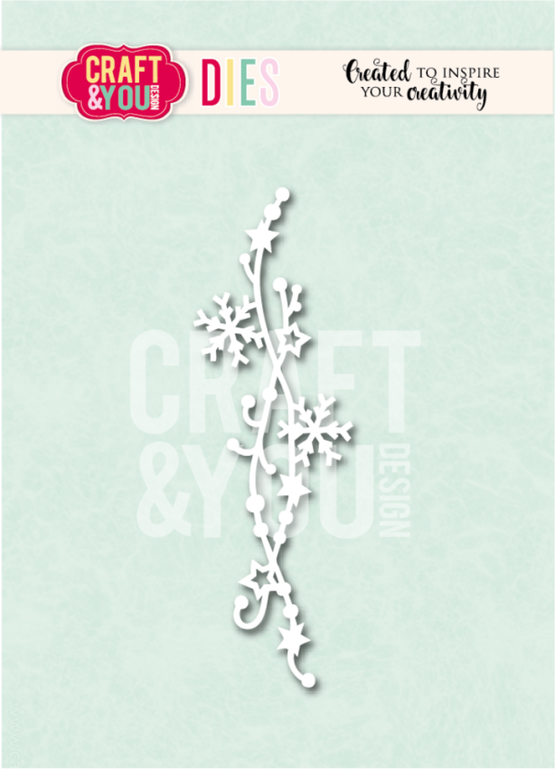Craft & You Design - Stanzschablone "Winter Hanging Strip" Dies