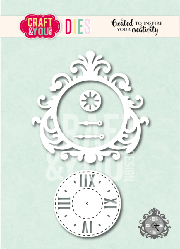 Craft & You Design - Stanzschablone "Clock" Dies